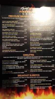 Menu photo 6 Tony's Firehouse Grill and Pizza Bakersfield, CA Menu photo 6 Tony's Firehouse Grill and Pizza Bakersfield, CA