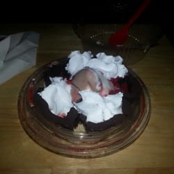 Dairy Queen Store - Pathetic excuse for a waffle bowl sundae. This photo was taken two mins after I got the bowl!