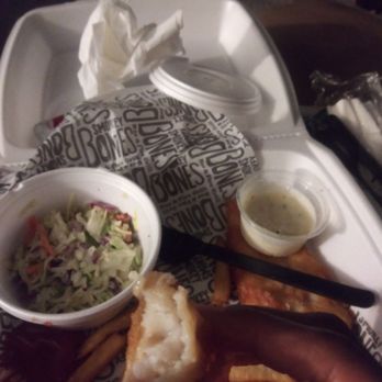 Smokey Bones Cheektowaga - Battered Cod fish, fewnch fries and coleslaw - Barbeque Near Me - Cheektowaga, New York Smokey Bones Cheektowaga - Battered Cod fish, fewnch fries and coleslaw - Barbeque Near Me - Cheektowaga, New York