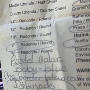 Azteca Bakery - the especial request made was on the order! - Bakeries Near Me - Streamwood, Illinois