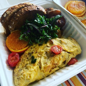 Queens Breakfast Cocktails - Shrimp and chorizo omelette - Cocktail Bars Near Me - Calgary, Alberta
