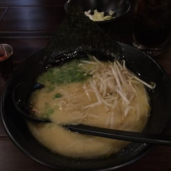 R101 Ramen - Spicy chicken tonkotsu ramen with veggie fixings and spicy garlic oil (chicken held off). - Ramen Near Me - Glendale, California R101 Ramen - Spicy chicken tonkotsu ramen with veggie fixings and spicy garlic oil (chicken held off). - Ramen Near Me - Glendale, California