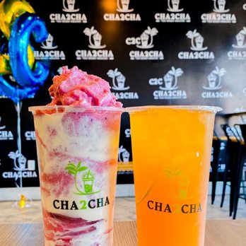 Cha2Cha - Triple Berry Lava & Tropical Sunshine - Bubble Tea Near Me - Anaheim, California Cha2Cha - Triple Berry Lava & Tropical Sunshine - Bubble Tea Near Me - Anaheim, California