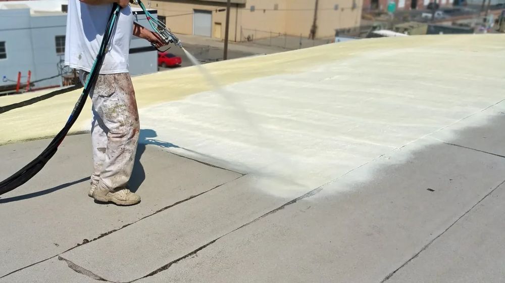 Slide of Foam Roofing Los Angeles