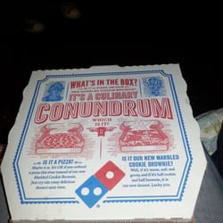 Domino's Pizza - Behold.. the small box