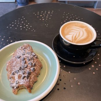 Compton's Coffee House - Chocolate hazelnut croissant and vanilla latte with oat milk - Coffee & Tea Near Me - San Francisco, California Compton's Coffee House - Chocolate hazelnut croissant and vanilla latte with oat milk - Coffee & Tea Near Me - San Francisco, California