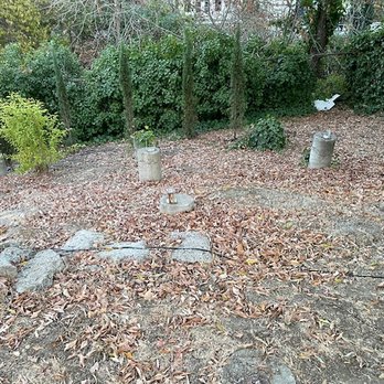 Aloha Concrete and Design - Concrete piers that June and team removed from sloped backyard while causing no damage. - Masonry/Concrete Near Me
