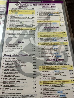 Menu photo 2 Prime Bar and Grill Tehachapi, CA