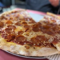 Times Square Pizza & Bagels - Pepperoni pizza, so good!
