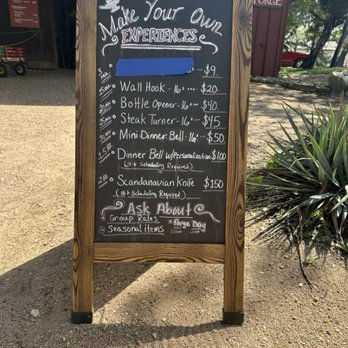 Cafe Homestead - What you can make at the forge. - American Near Me - Waco, Texas Cafe Homestead - What you can make at the forge. - American Near Me - Waco, Texas