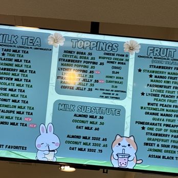 Mr Tea - Menu - Bubble Tea Near Me - Las Vegas, Nevada