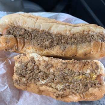 Graham's - Mustard & Sauce  I had to take a bite before the pic!  LOL - Burgers Near Me - Fall River, Massachusetts