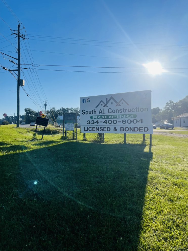 Slide of South Alabama Construction