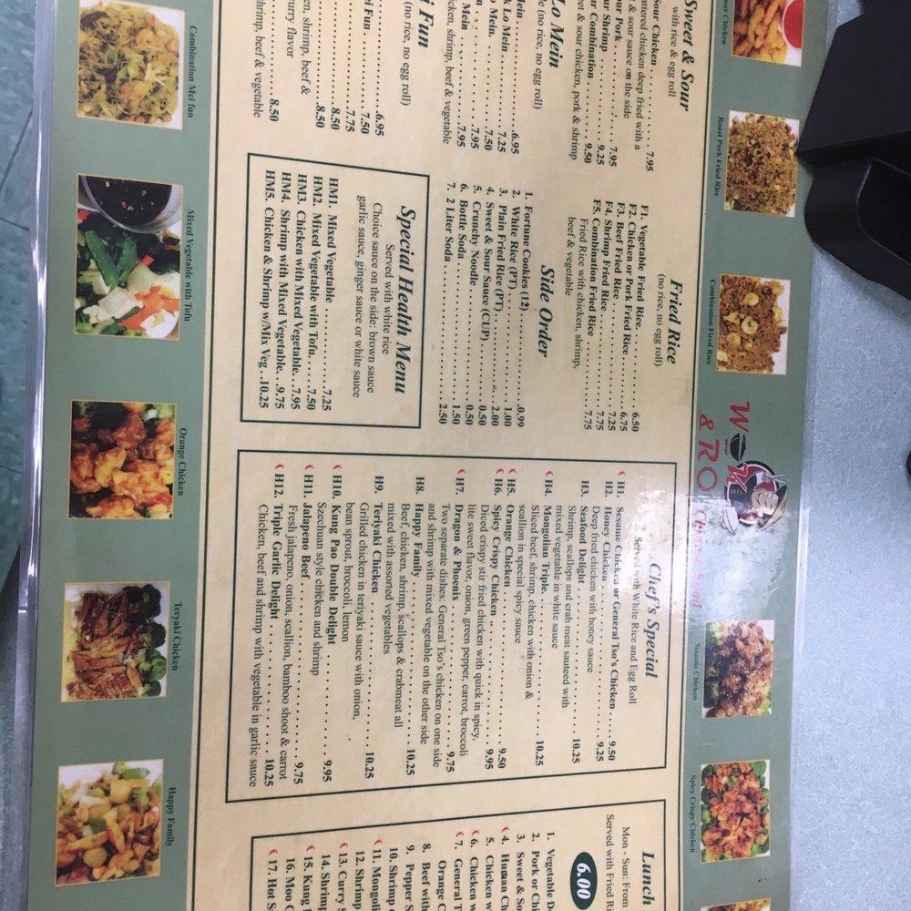 Wok & Roll - Here's a pic of the lunch menu! - Chinese Near Me - Mansfield, Texas