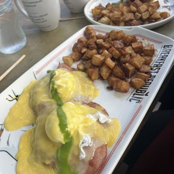 Breakfast Republic - Eggs Benedict - Breakfast & Brunch Near Me - Culver City, California Breakfast Republic - Eggs Benedict - Breakfast & Brunch Near Me - Culver City, California