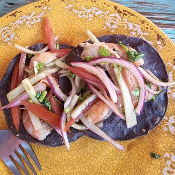 Maria Baja - Shrimp tostada - Seafood Near Me - Puerto Vallarta, JAL