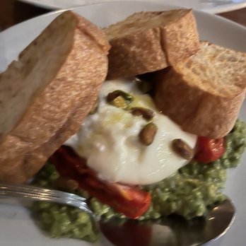 The Gladly - Burrata with massive slices of bread. - New American Near Me - Phoenix, Arizona