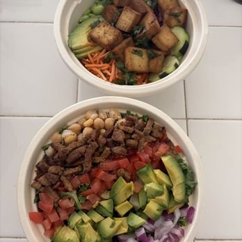 Veggie Grill by Next Level - Tofu Zen Bowl and Avocado Bacon Cobb salad - Vegan Near Me - San Jose, California Veggie Grill by Next Level - Tofu Zen Bowl and Avocado Bacon Cobb salad - Vegan Near Me - San Jose, California