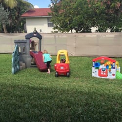 Little Sprouts Family Childcare - Beautiful outdoor fenced play area