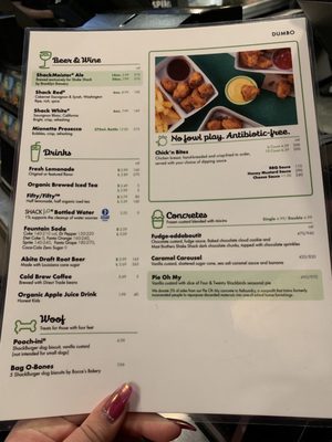 Menu photo 6 Shake Shack Dumbo Brooklyn, NY Menu photo 6 Shake Shack Dumbo Brooklyn, NY