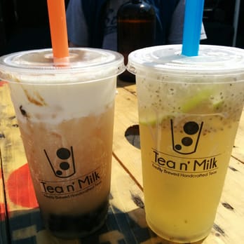Tea and Milk - Roasted Oolong and Apple Chia - Bubble Tea Near Me - Astoria, New York Tea and Milk - Roasted Oolong and Apple Chia - Bubble Tea Near Me - Astoria, New York