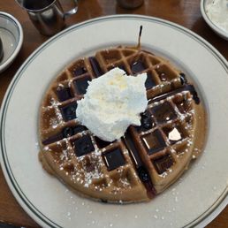 Blueberry waffle Blueberry waffle