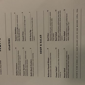 Clyde's Fine Diner - Menu - Diners Near Me - Des Moines, Iowa