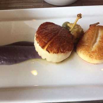 Naschmarkt - Campbell - Scallops with purple cauliflower - Austrian Near Me - Campbell, California