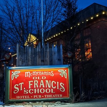 McMenamins Old St. Francis School - Very inviting entryway - Breweries Near Me - Bend, Oregon McMenamins Old St. Francis School - Very inviting entryway - Breweries Near Me - Bend, Oregon