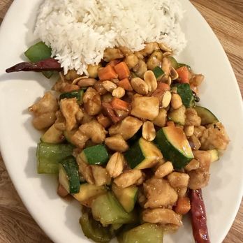 Shanghai China Restaurant - Kung Pao chicken over rice - Shanghainese Near Me - San Francisco, California