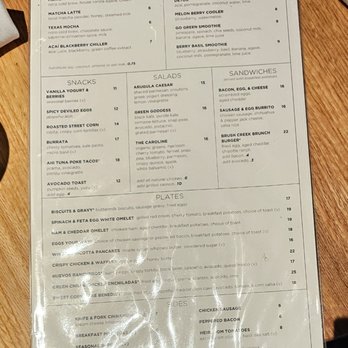 Caroline - Menu - Bakeries Near Me - Austin, Texas