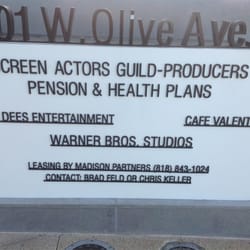 Screen Actors Guild - Producers Pension & Health Plans - Address marquis