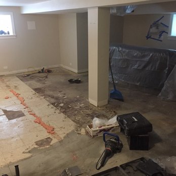 World Flooring & More - Work while in progress. Had to remove old laminate stuck on the sub floor and smooth the concrete - Flooring Near Me World Flooring & More - Work while in progress. Had to remove old laminate stuck on the sub floor and smooth the concrete - Flooring Near Me