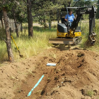 Estes Park Plumbers - Dug up clay sewer pipe and replaced with plastic. Clay pipe had 5 locations of roots. - Plumbing Near Me - Estes Park, Colorado