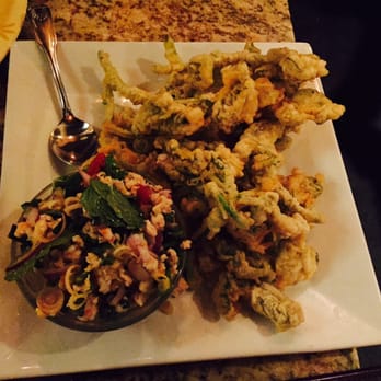 Brown Sugar Cafe - Spicy Crispy Watercress. The perfect appetizer! - Thai Near Me - Boston, Massachusetts