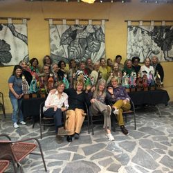 Hotel Casa De La Noche - Tesoro de Corazon retreat attendees, art teachers and coordinator at the end of a successful week.