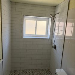 DLT Remodeling  - Shower remodel finished, enclosure is next