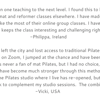Lab Pilates - Virtual Training Testimonials - Pilates Near Me - New York, New York Lab Pilates - Virtual Training Testimonials - Pilates Near Me - New York, New York