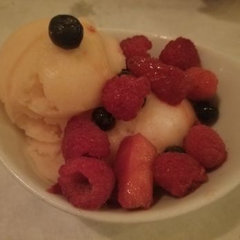 Echo & Rig - Peach and Grapefruit sorbet - Steakhouses Near Me - Las Vegas, Nevada