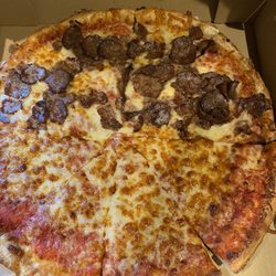 Four Brothers Pizzeria & Restaurant - Half cheese. Half meatball.