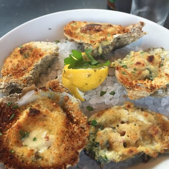Silo Terrace Oyster Bar - Oysters Rockefeller - those were very good! - Cocktail Bars Near Me - San Antonio, Texas