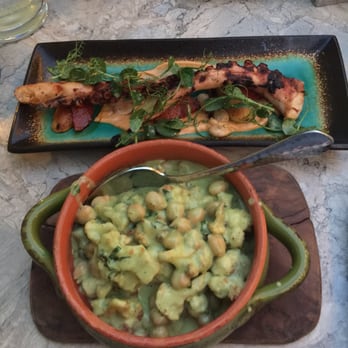 Avocado Grill - Octopus and curried chickpeas and cauliflower - Tapas/Small Plates Near Me - West Palm Beach, Florida Avocado Grill - Octopus and curried chickpeas and cauliflower - Tapas/Small Plates Near Me - West Palm Beach, Florida