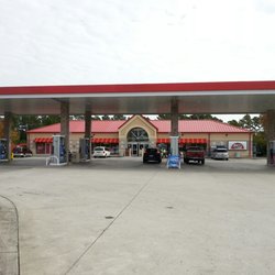 Buy and Go - This is the place right off of I-40 they're always so expensive for gas because they know you're going to go on the highway