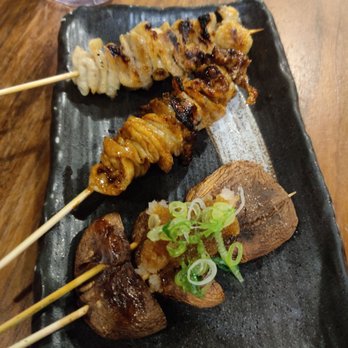 Zakkushi On Carlton - Chicken skin and mushrooms - Japanese Near Me - Toronto, Ontario Zakkushi On Carlton - Chicken skin and mushrooms - Japanese Near Me - Toronto, Ontario