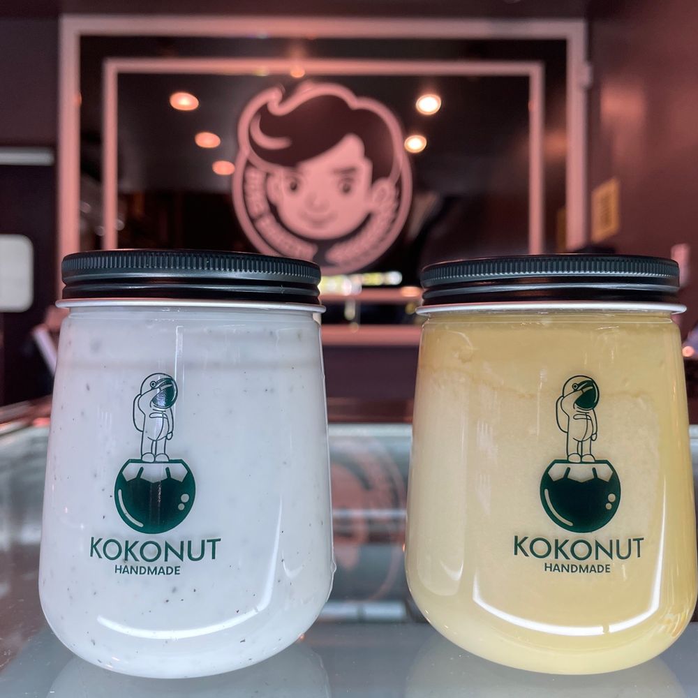 KOKONUT - Duke Bakery - Black Sesame and Coffee Kokonut Jars - Desserts Near Me - Irvine, California KOKONUT - Duke Bakery - Black Sesame and Coffee Kokonut Jars - Desserts Near Me - Irvine, California
