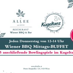 Kugeltanz - Kugeltanz ist österreichweit nämlich das einzige Bowlingcenter, das mit der ALLEE zum GENUSS auch ein exzellentes BBQ-Restaurant & Bar unter