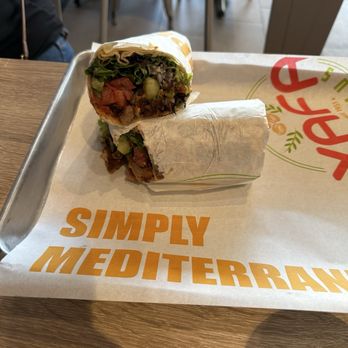 Yafa Hummus - Chicken Shawarma Wrap - Mediterranean Near Me - Livermore, California