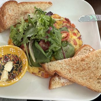 Pistachio Kitchen - Frittata with Canadian bacon - Breakfast & Brunch Near Me - San Francisco, California Pistachio Kitchen - Frittata with Canadian bacon - Breakfast & Brunch Near Me - San Francisco, California
