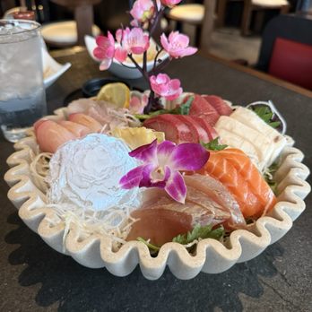 Moonga Sushi & Bar - Sashimi platter. With pulsating ice. So good. - Sushi Bars Near Me - Lone Tree, Colorado Moonga Sushi & Bar - Sashimi platter. With pulsating ice. So good. - Sushi Bars Near Me - Lone Tree, Colorado