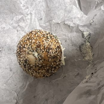 Bagel Uprising - Ballston - Everything bagel with scallion cream cheese - Bagels Near Me - Arlington, Virginia